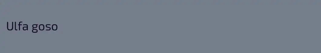 Ulfa goso